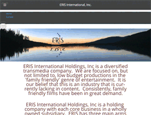 Tablet Screenshot of erisinternational.com
